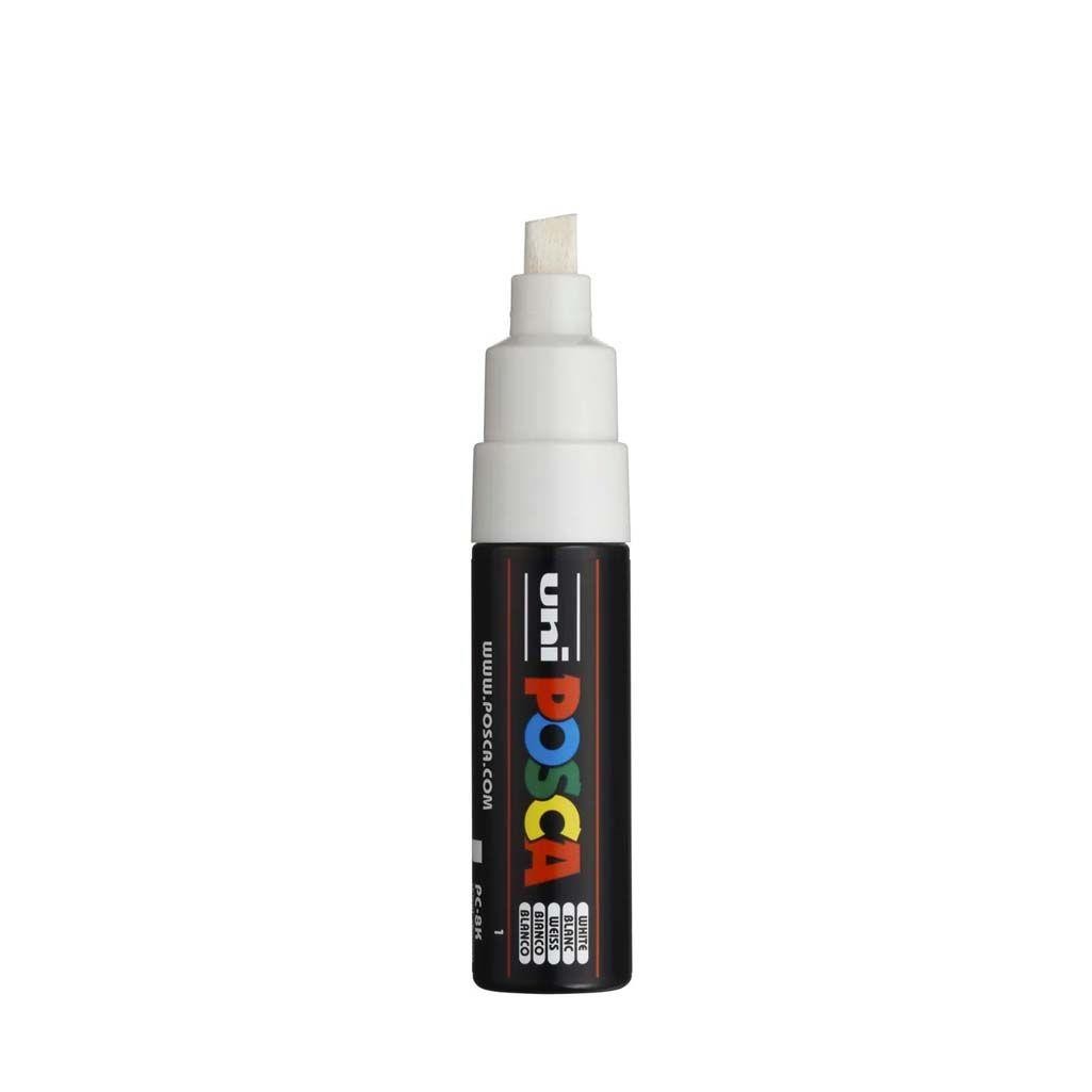Rotulador posca pc8k blanco n1