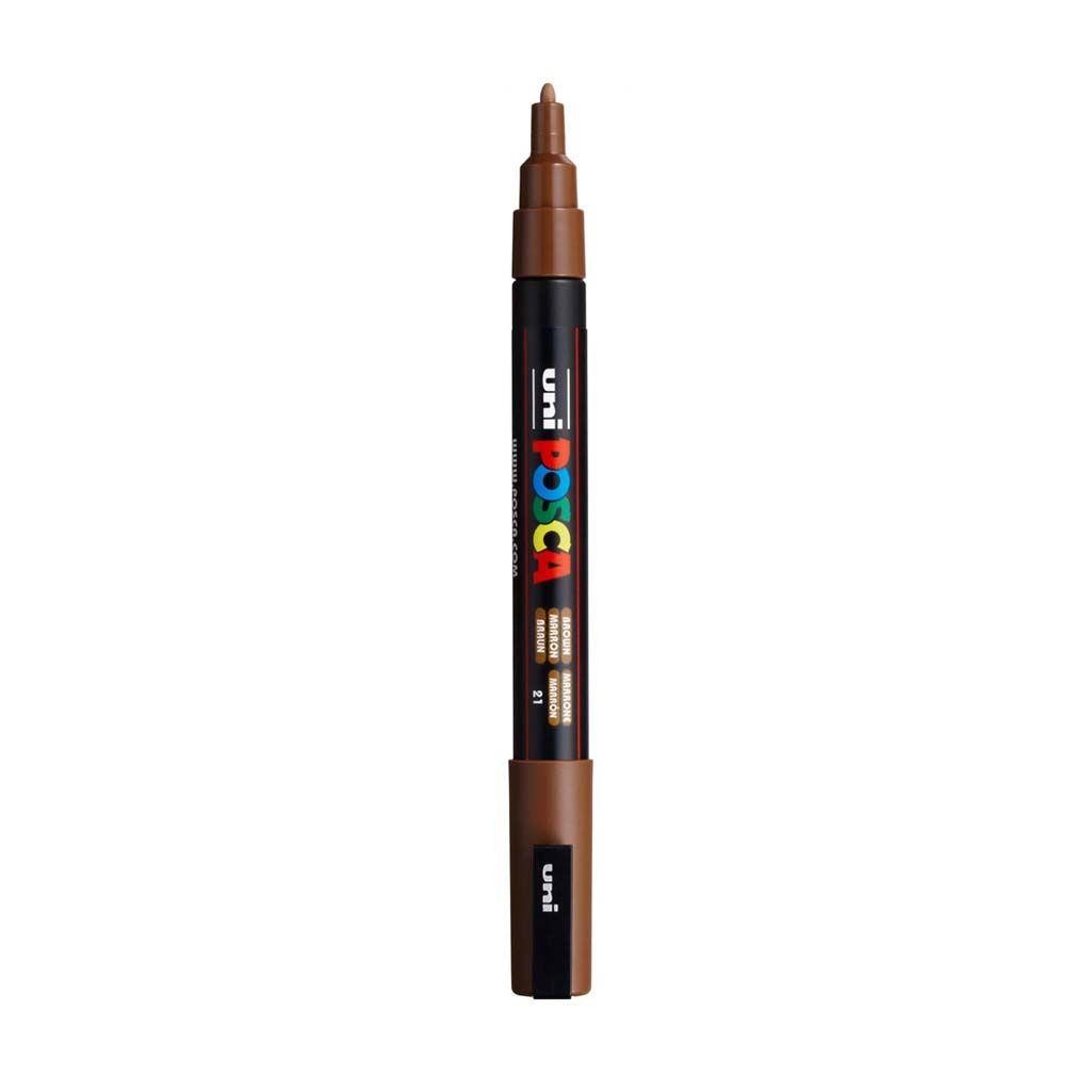Rotulador posca pc3m marron n21