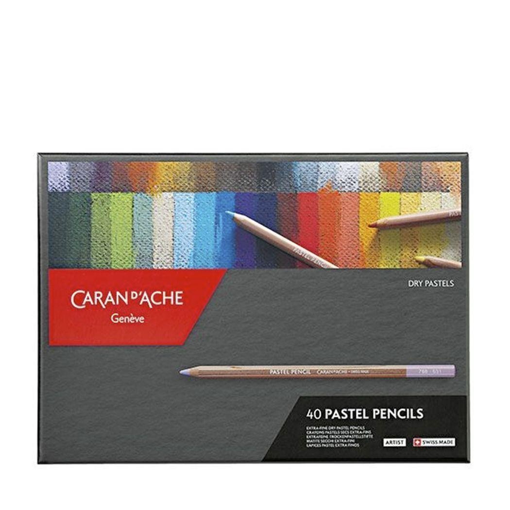 Caja lapices caran dÂ´ache pastel 40 unidades