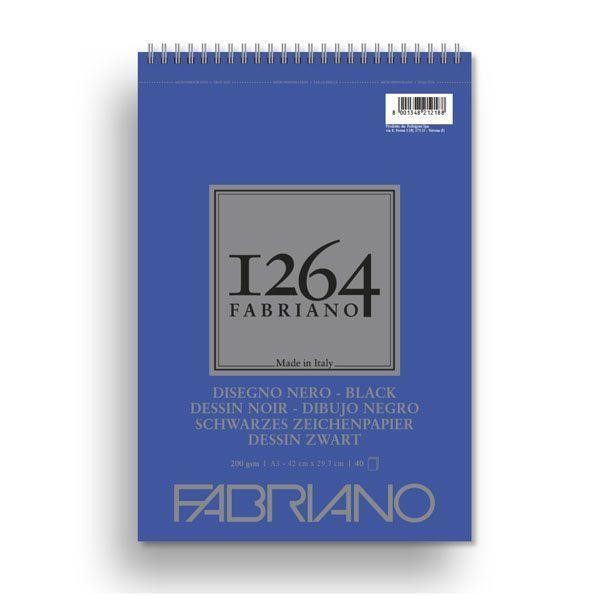 Bloc fabriano negro a3 200 gr