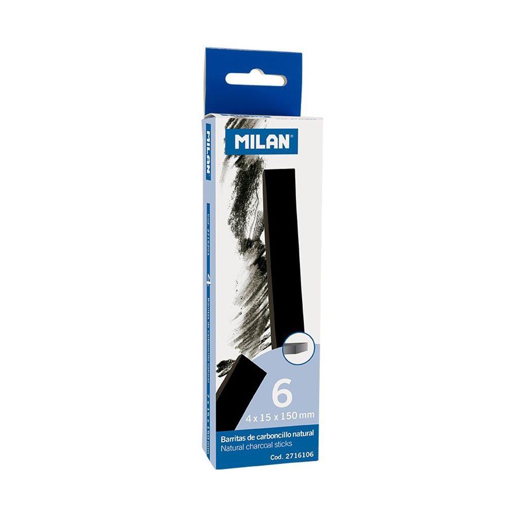 Carboncillos milan 4x15x150 mm
