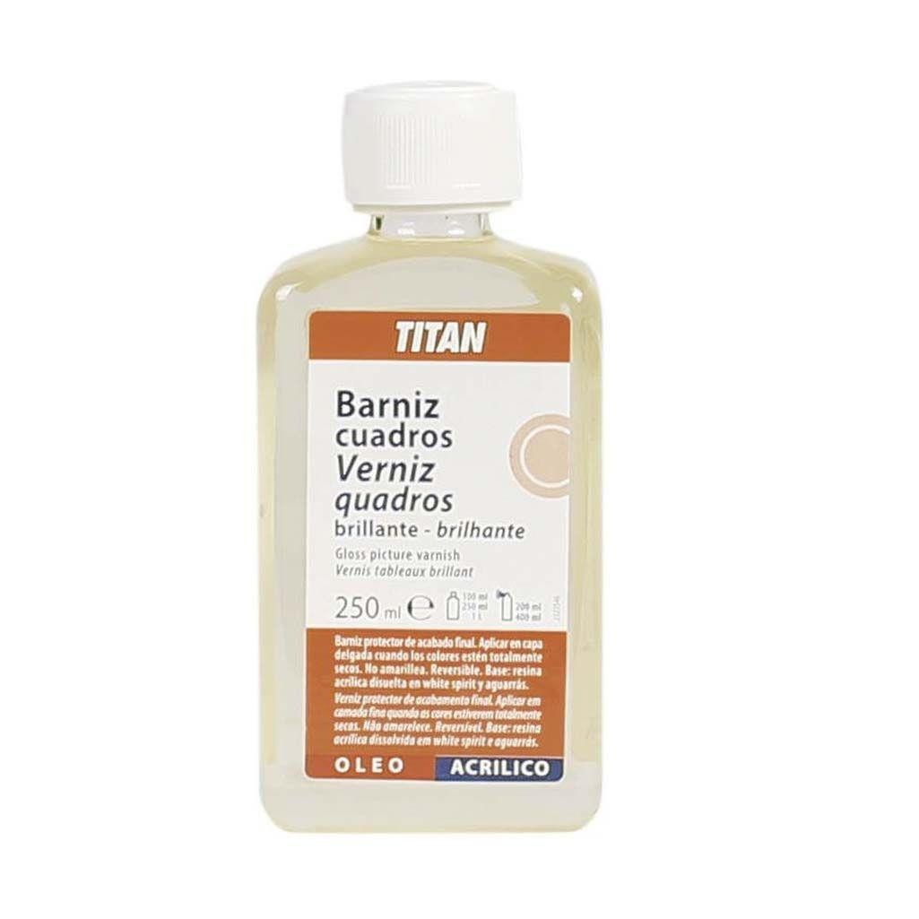 Barniz titan cuadros brillante 250 ml