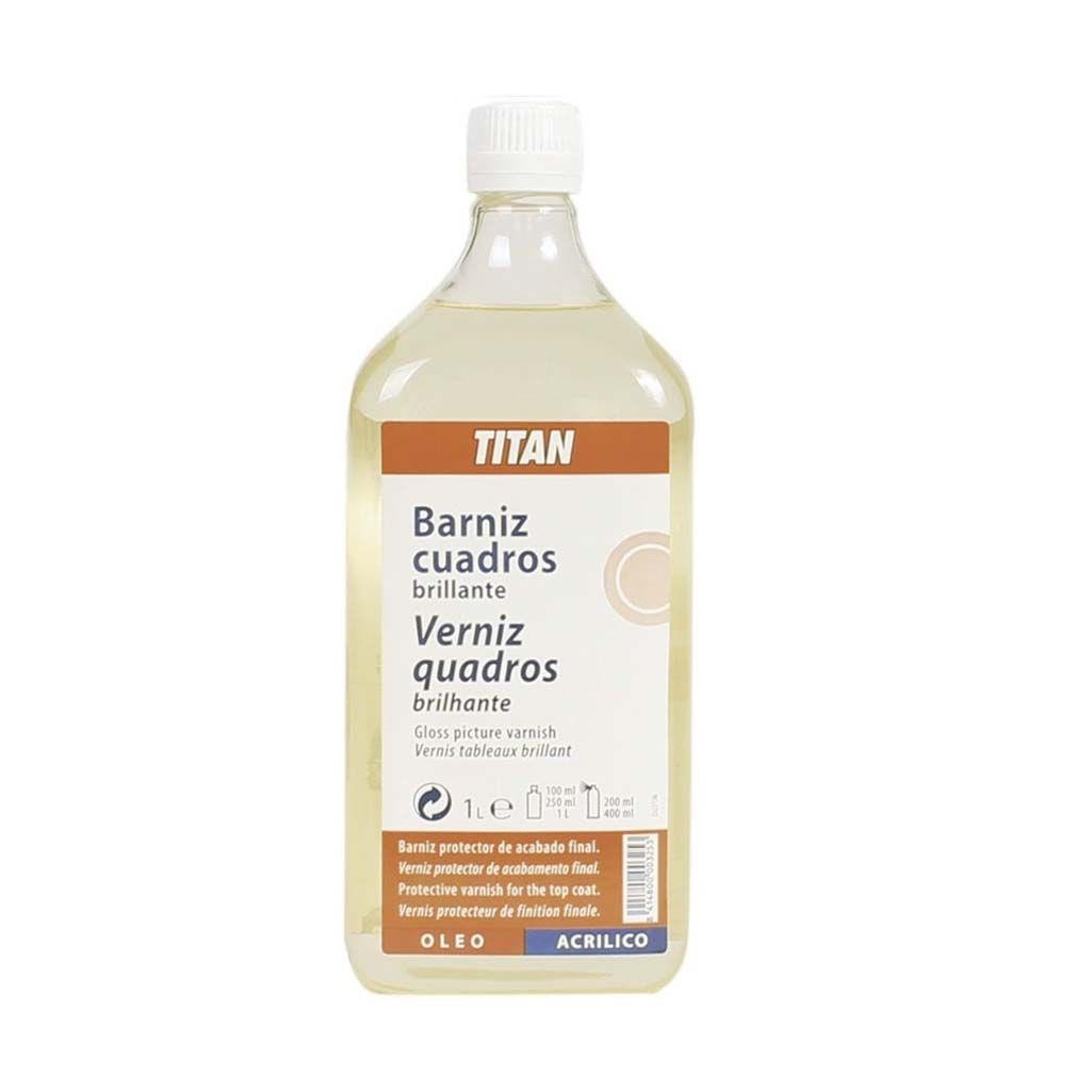 Barniz titan cuadros brillante 1000 ml
