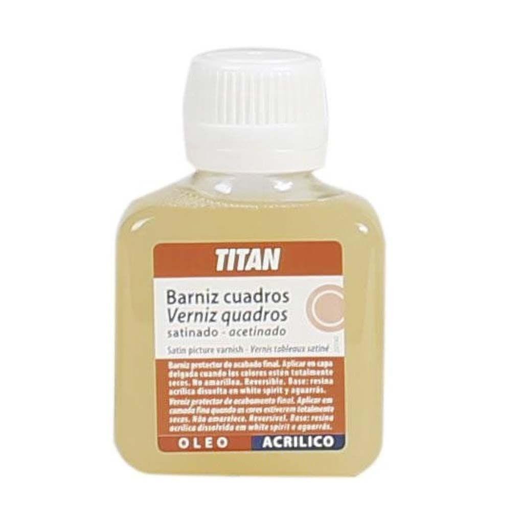 Barniz titan cuadros satinado 100 ml
