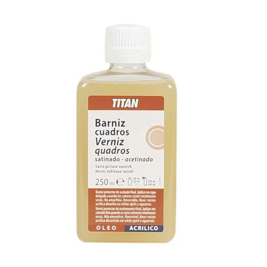 Barniz titan cuadros satinado 250 ml