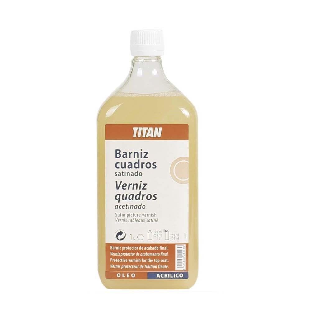 Barniz titan cuadros satinado 1000 ml