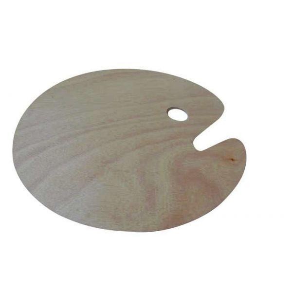Paleta michel madera ovalada 25x30