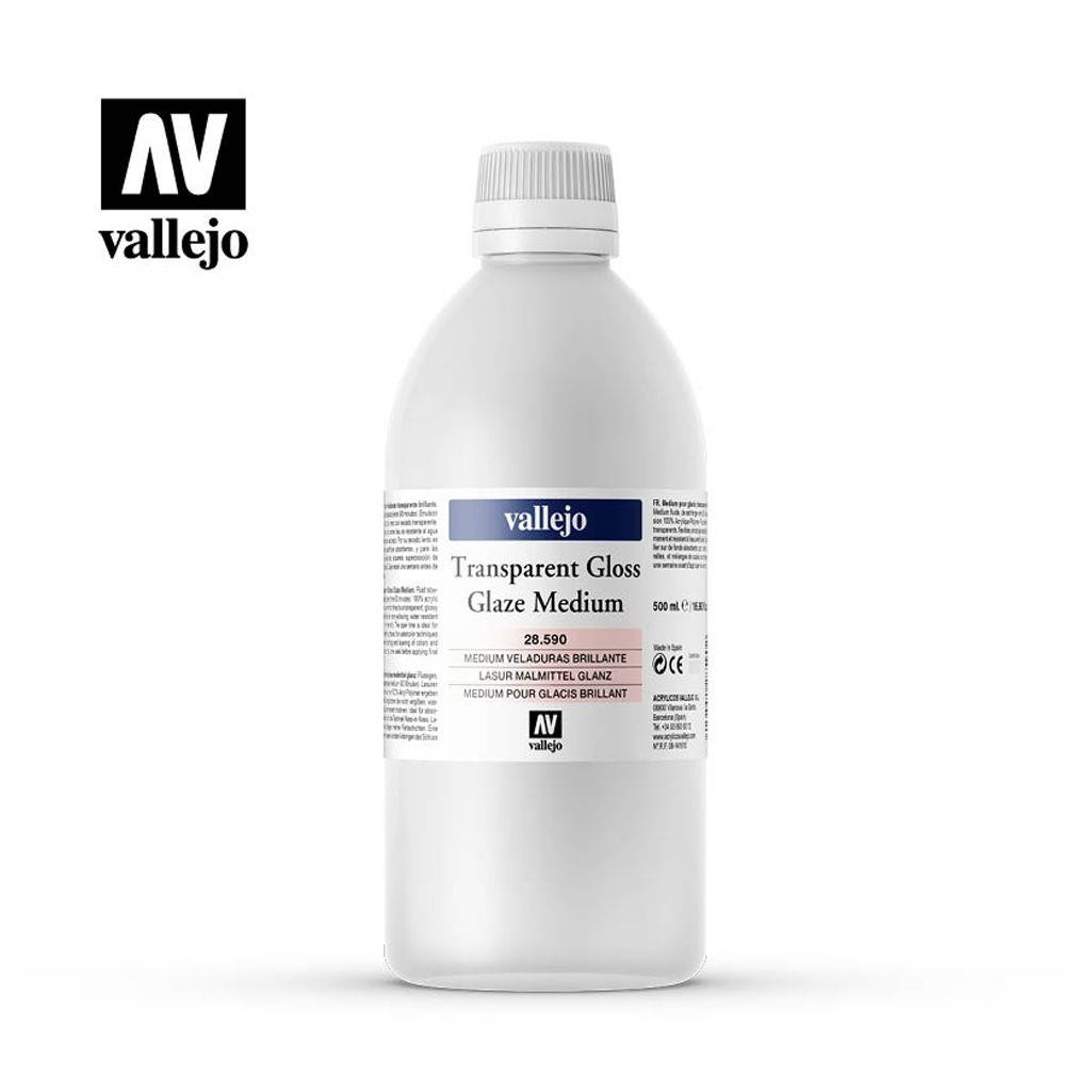 Medium vallejo veladuras brillante 500 ml