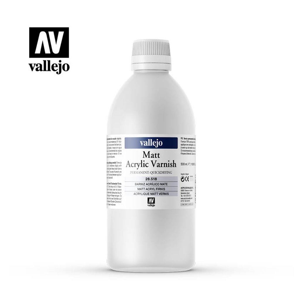 Barniz vallejo acrilico mate permanente 500 ml