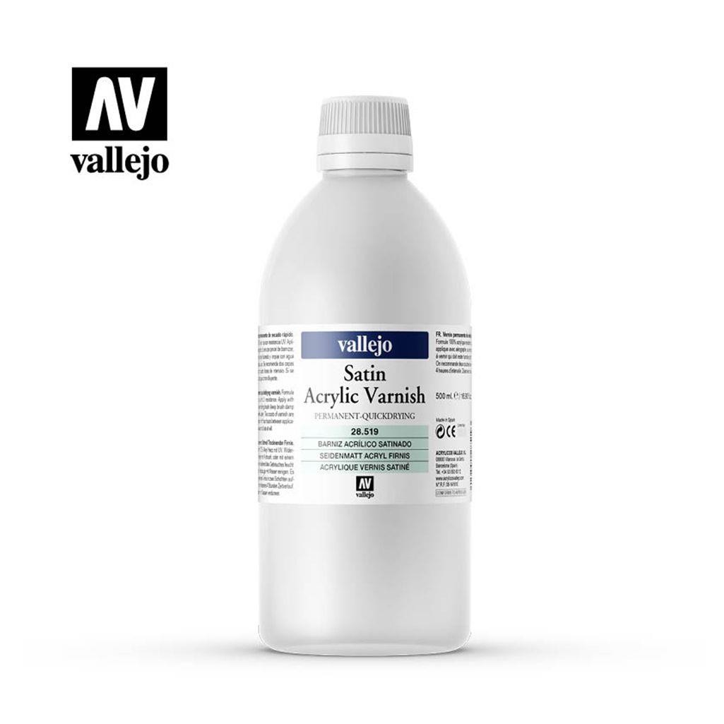 Barniz vallejo acrilico satinado permanente 500 ml