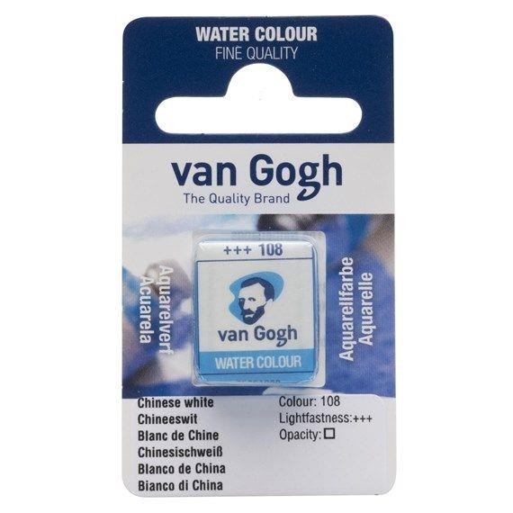Acuarela van gogh 1-2 godet  blanco china n108