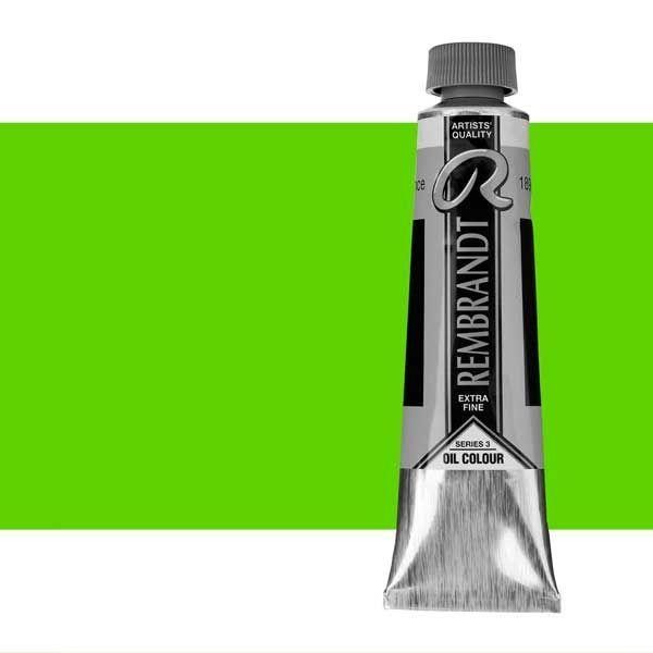 Oleo rembrandt 40 ml verde amarillo permanente n633