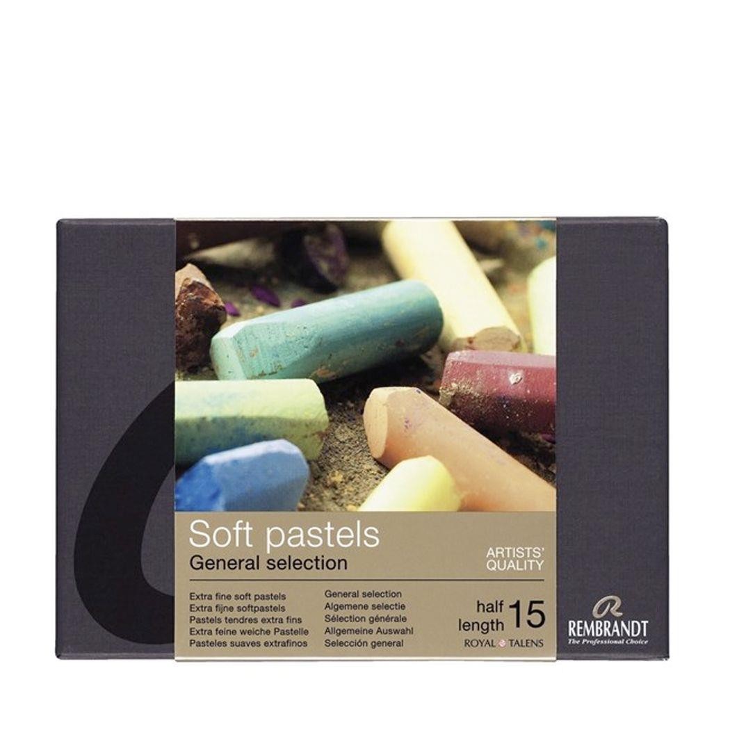 Pasteles rembrandt medios caja 15 unidades