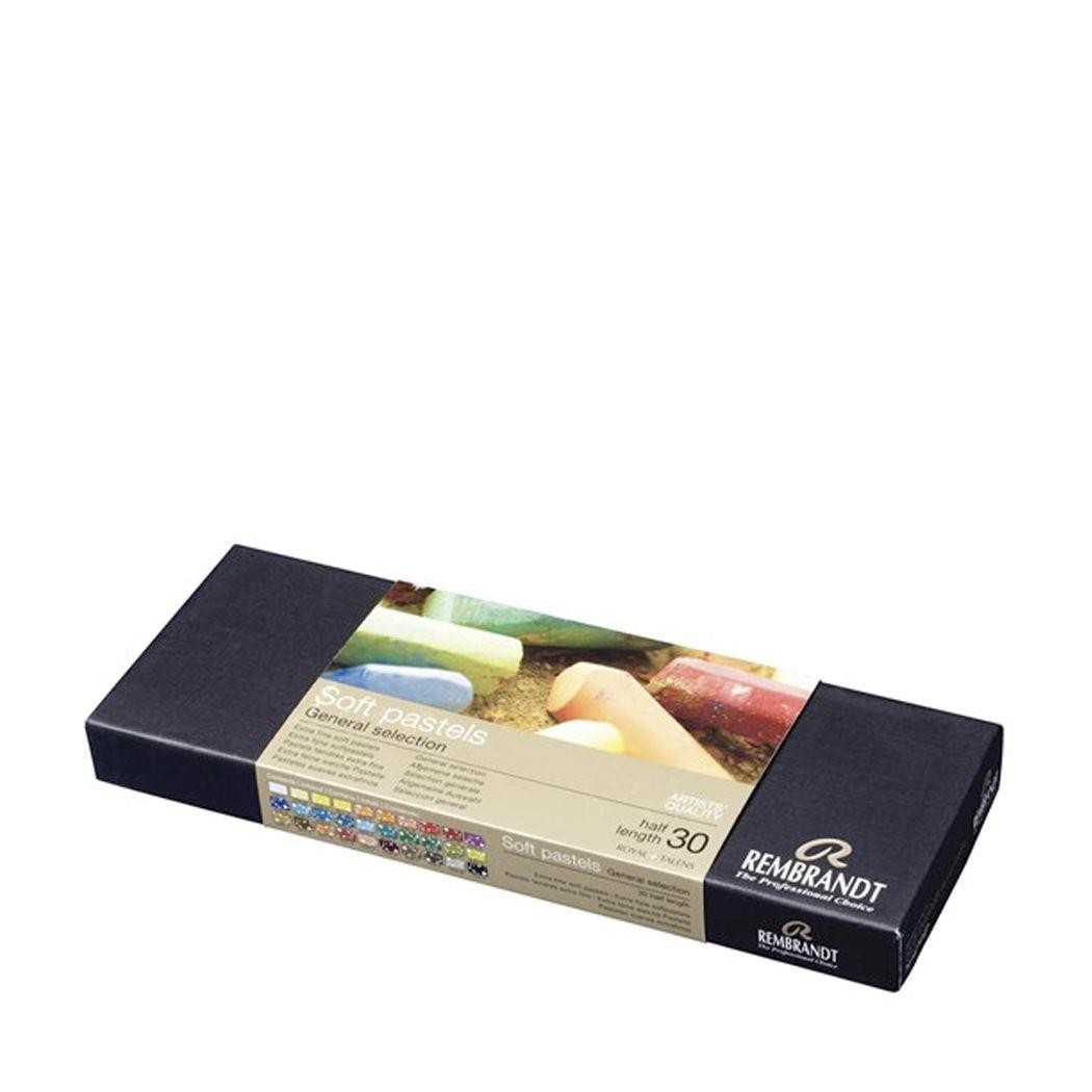 Caja pasteles rembrandt medios 30 unidades