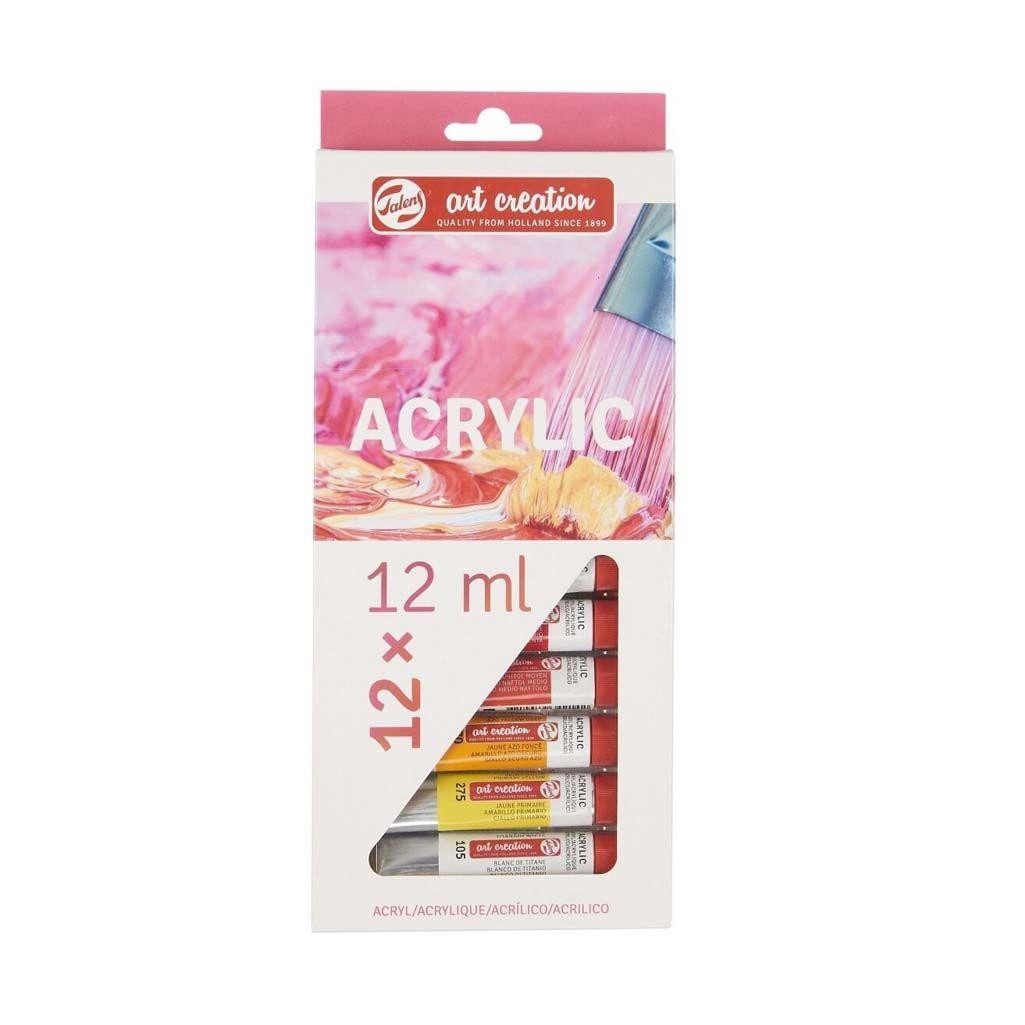 Caja acrilicos art creation 12 ml 12 unidades