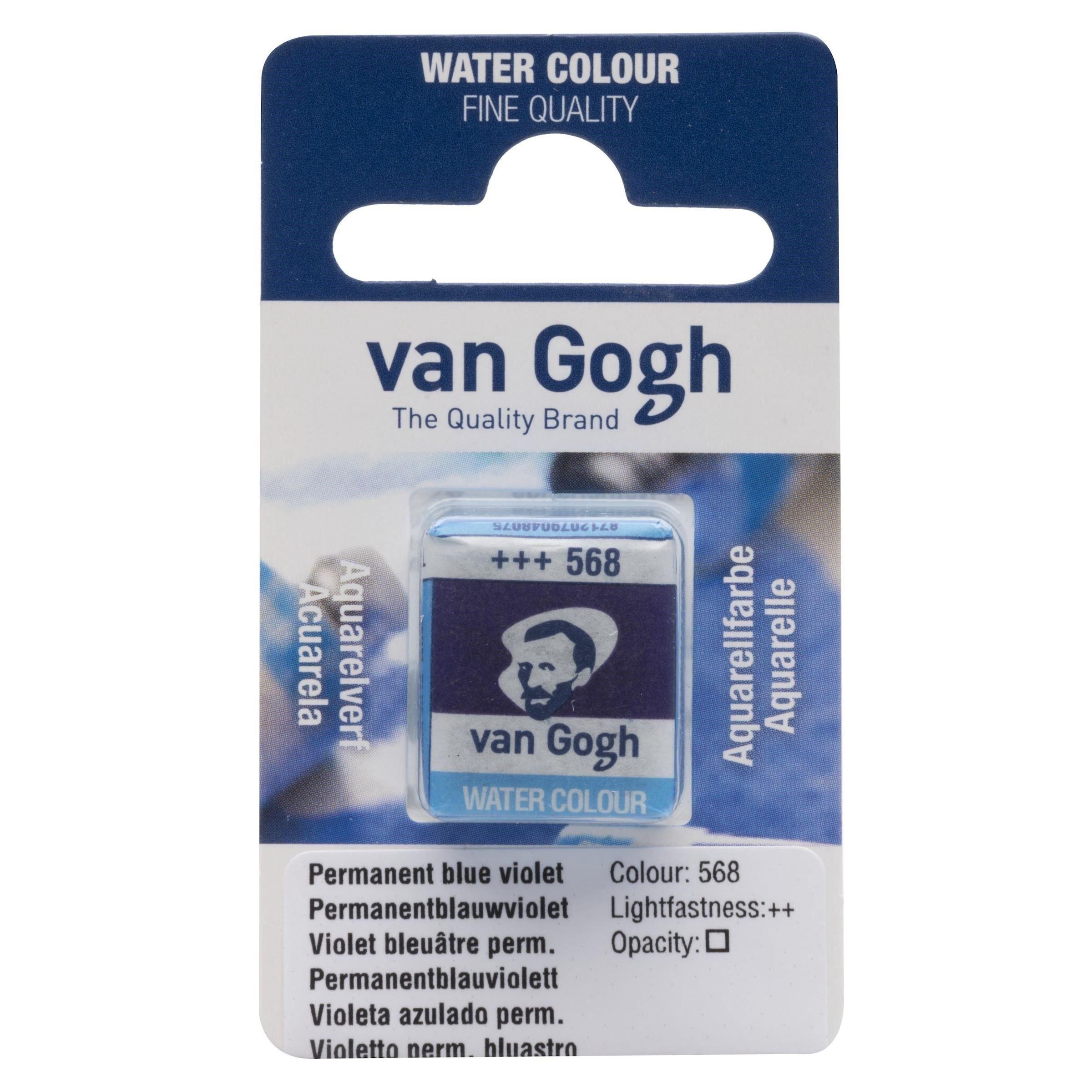 Acuarela van gogh 1-2 godet violeta azul permanente n568