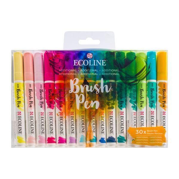 Caja rotuladores ecoline colores caja 30 unidades