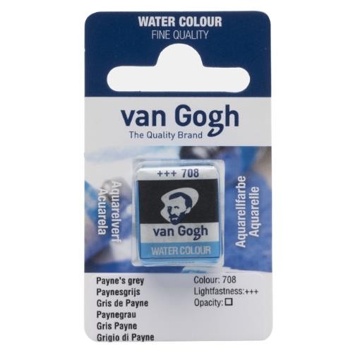Acuarela van gogh 1-2 godet gris payne n708