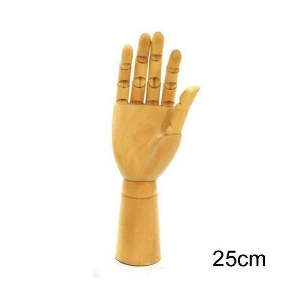 Mano talens madera femenina derecha 25 cm