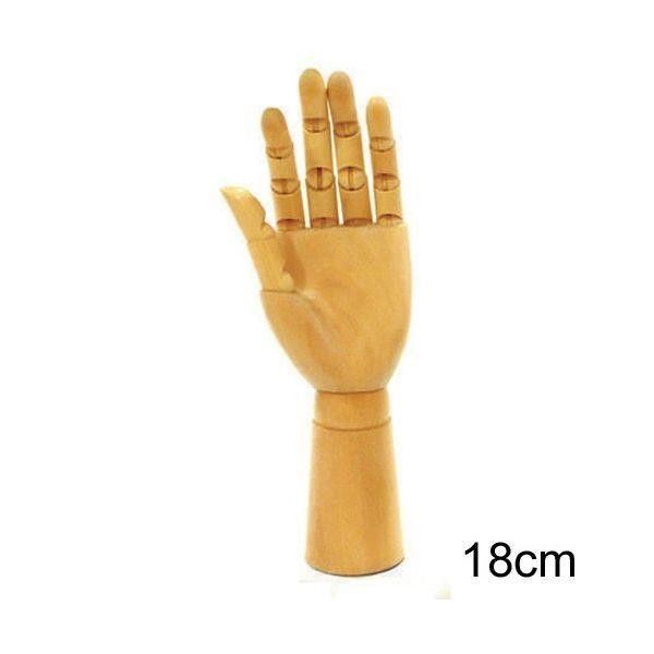 Mano talens madera femenina izquiera 18 cm
