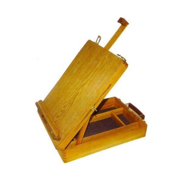 Caballete artist sobremesa caja  26x39x12x7 cm