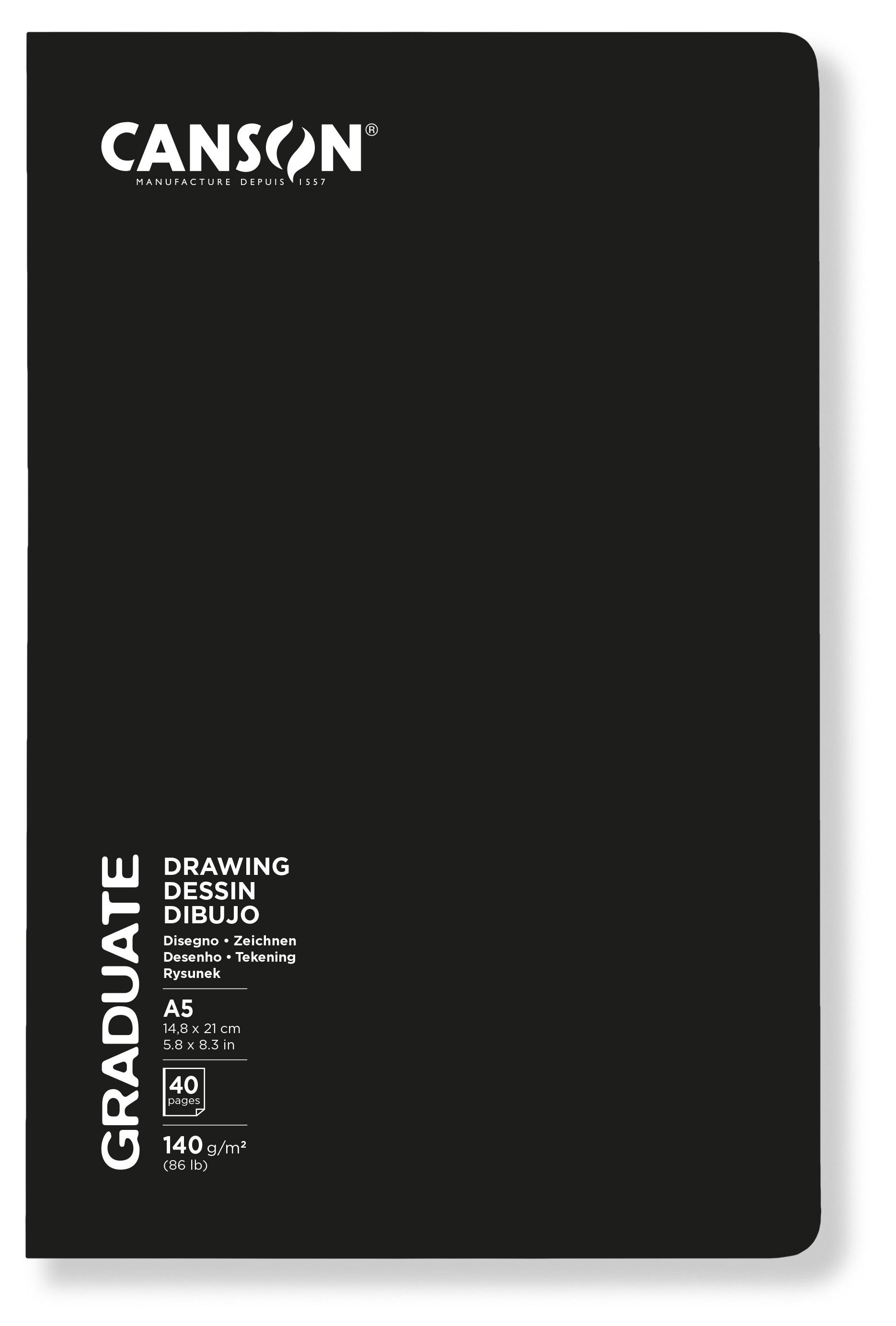Bloc canson dibujo graduate a5
