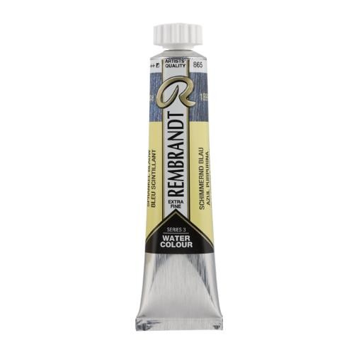 Acuarela rembrandt 20 ml azul purpurina n865
