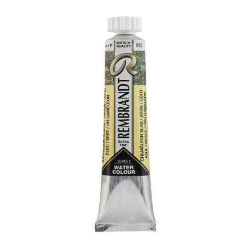 Acuarela rembrandt 20 ml azul verde oro camaleon n863