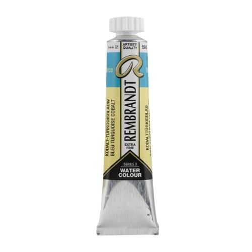 Acuarela rembrandt 20 ml azul turquesa cobalto n586