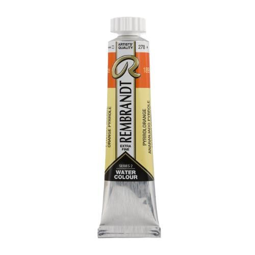 Acuarela rembrandt 20 ml anaranjado pyrrole n278