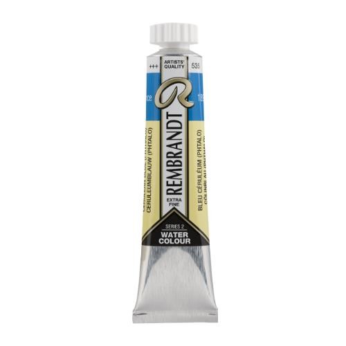 Acuarela rembrandt 20 ml azul ceruleo ftalo n535