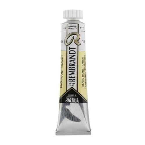 Acuarela rembrandt 20 ml blanco titanio trasparente n112