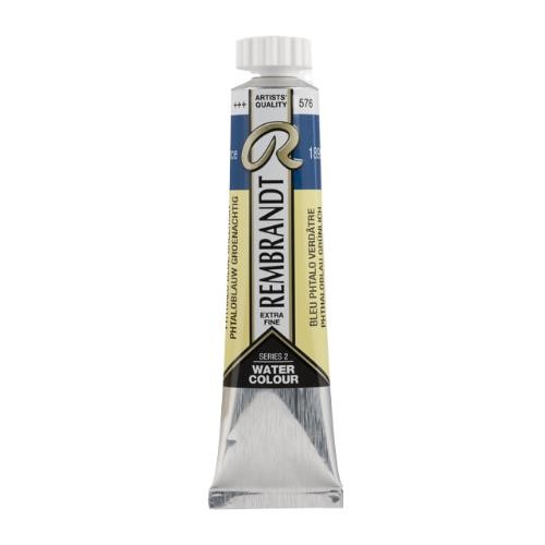 Acuarela rembrandt 20 ml azul verde ftalo n576