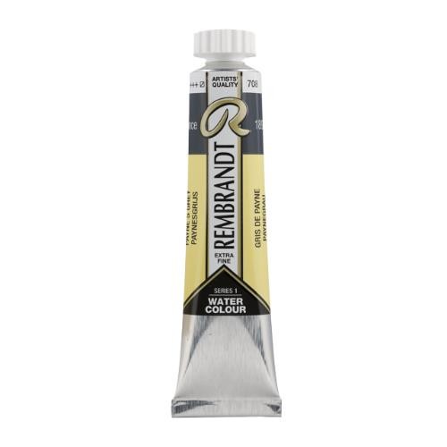 Acuarela rembrandt 20 ml gris de payne n708