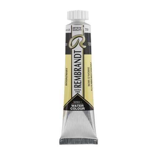 Acuarela rembrandt 20 ml negro marfil n701