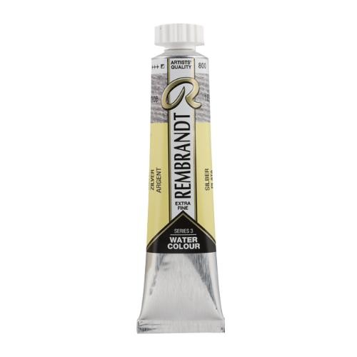 Acuarela rembrandt 20 ml plata n800