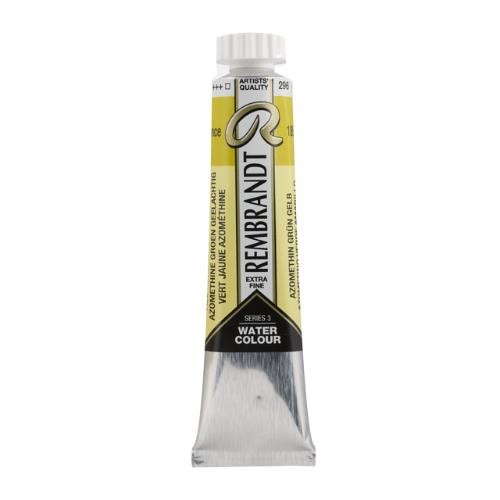 Acuarela rembrandt 20 ml verde amarillo azo n296