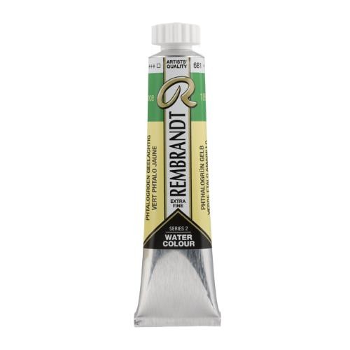 Acuarela rembrandt 20 ml verde amarillo ftalocianina n681