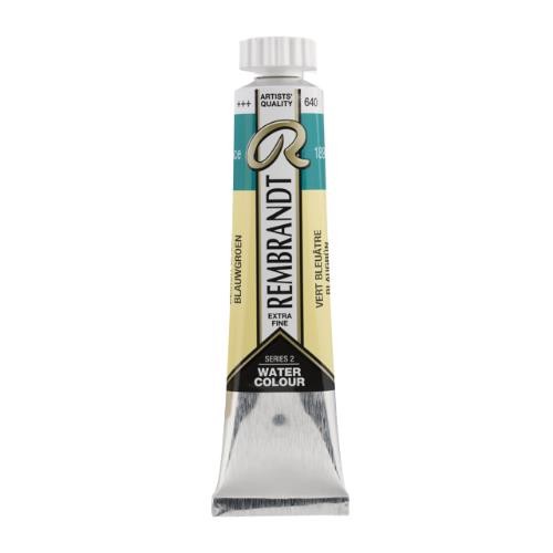 Acuarela rembrandt 20 ml verde azul n640