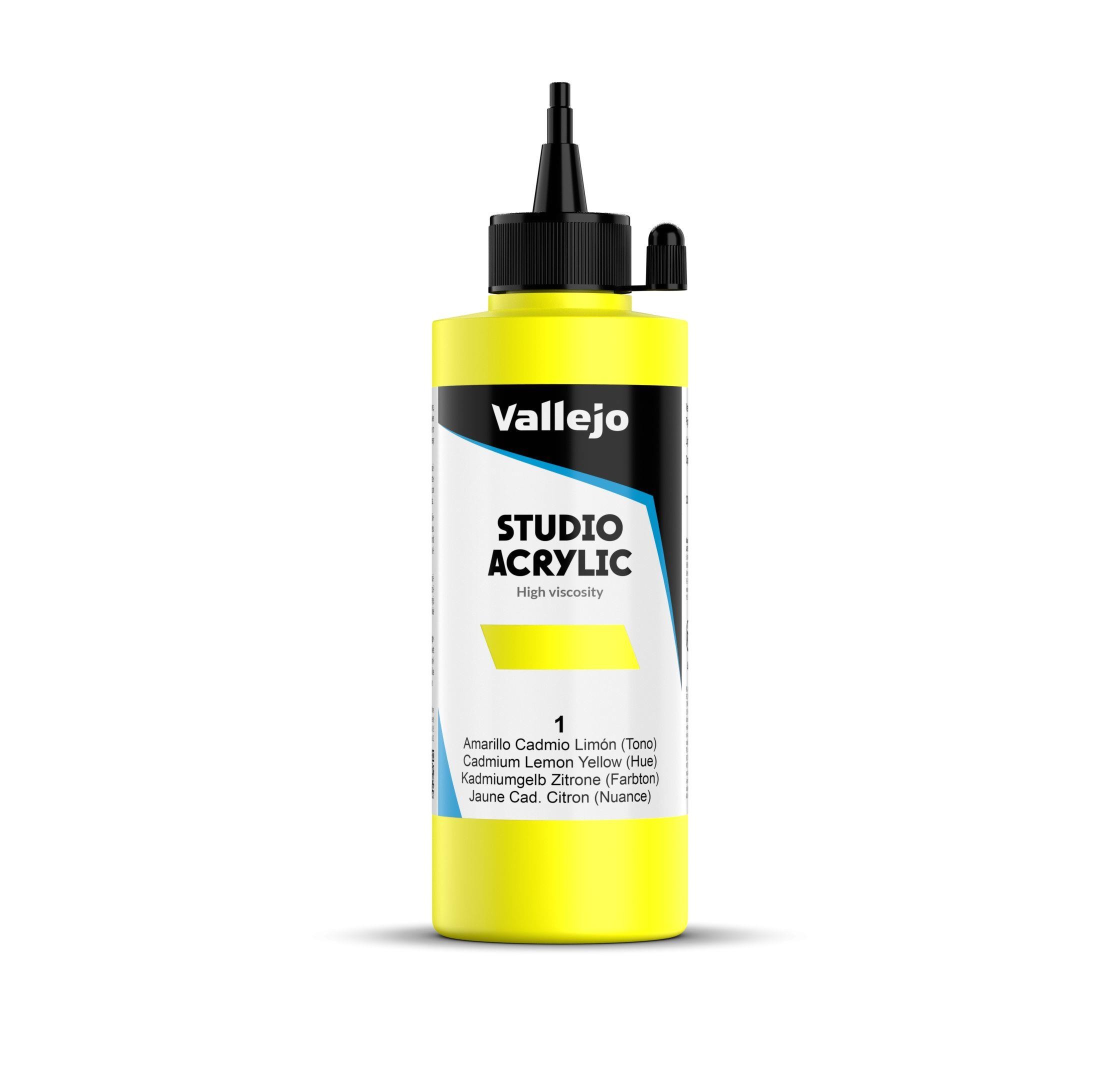 Acrilico vallejo cadmio amarillo limon n1