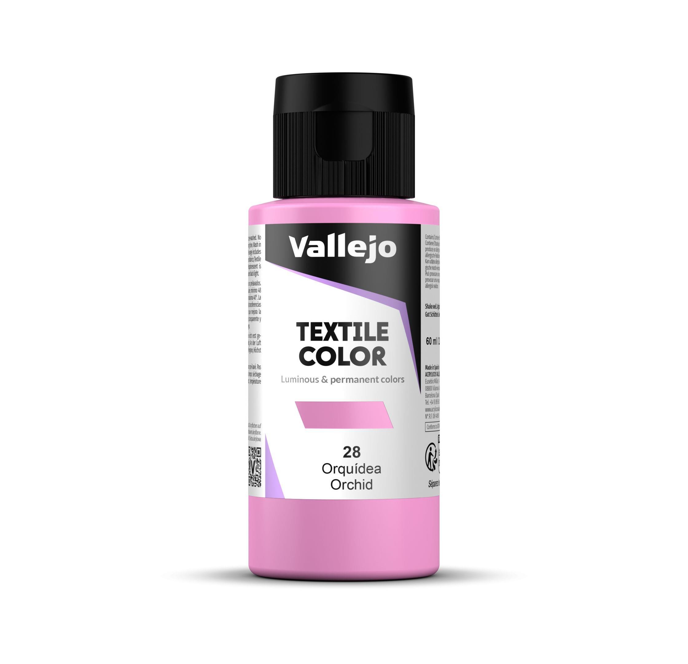 Pintura textil vallejo 60 ml orquidea n28