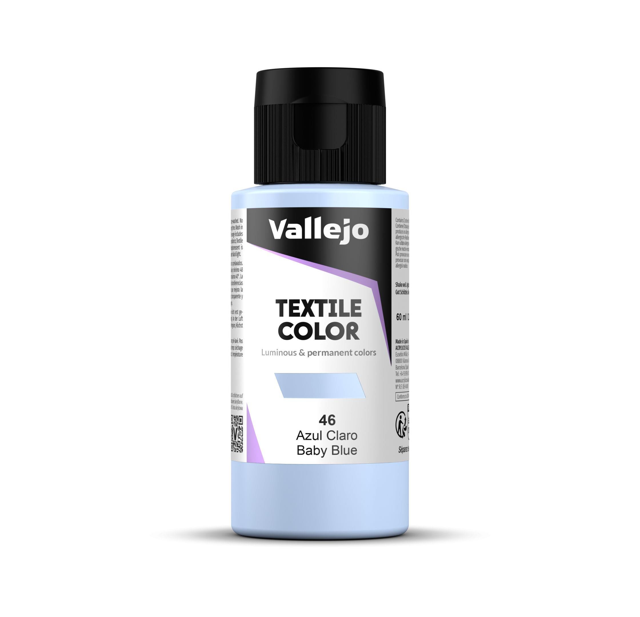 Pintura textil vallejo 60 ml azul claro n46