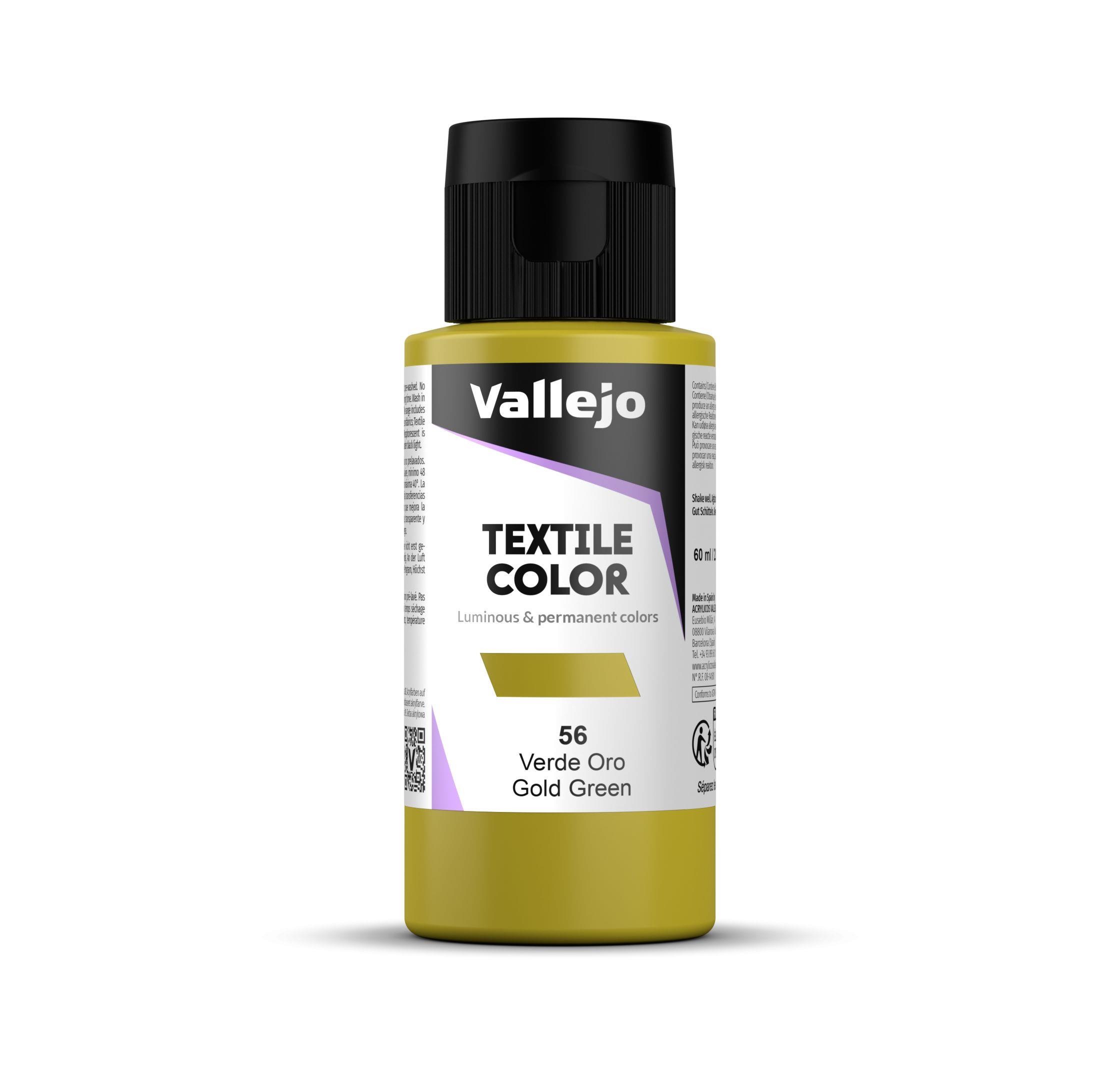 Pintura textil vallejo 60 ml oro n56