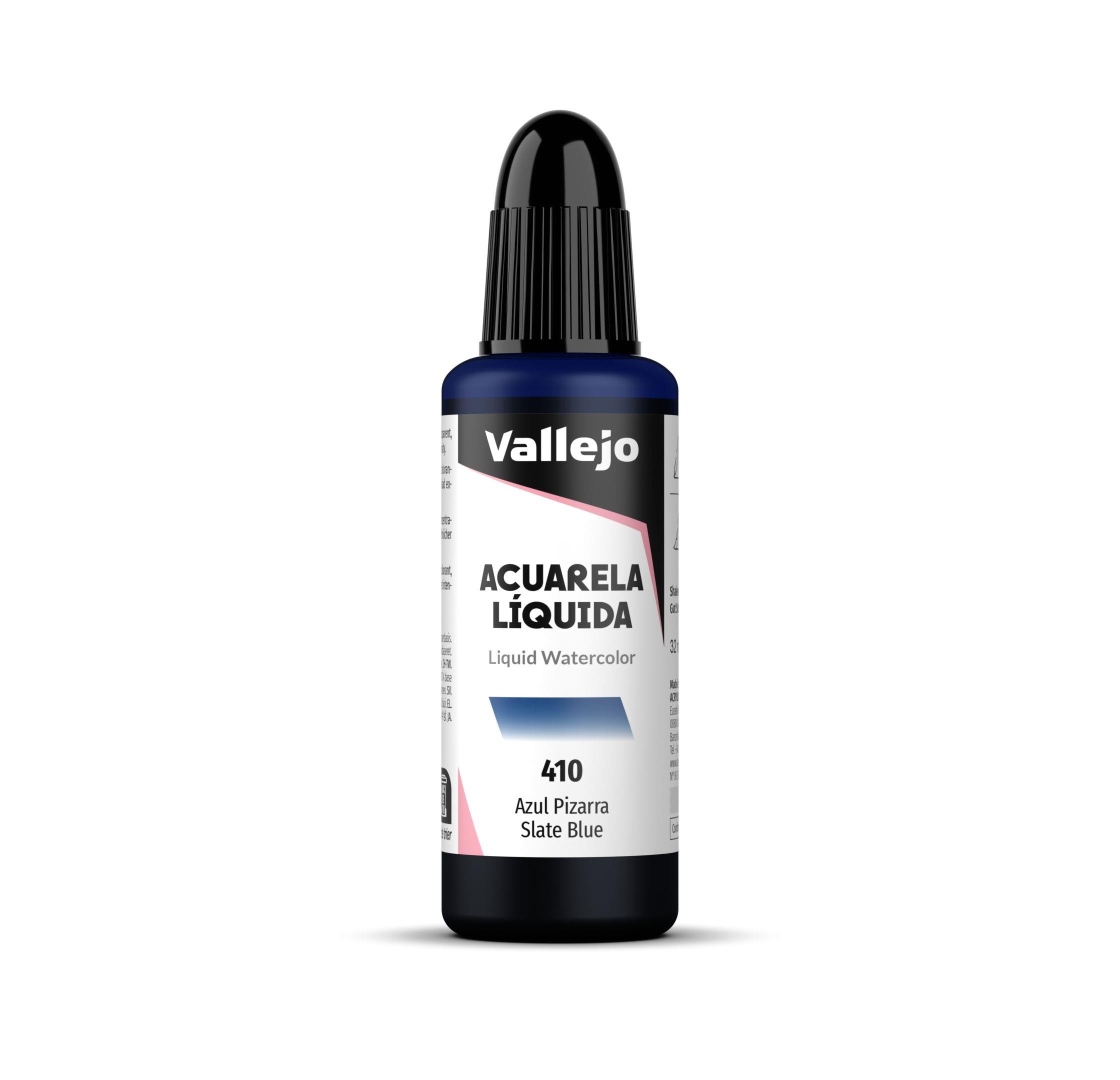 Acuarela liquida vallejo 32 ml azul pizarra n410