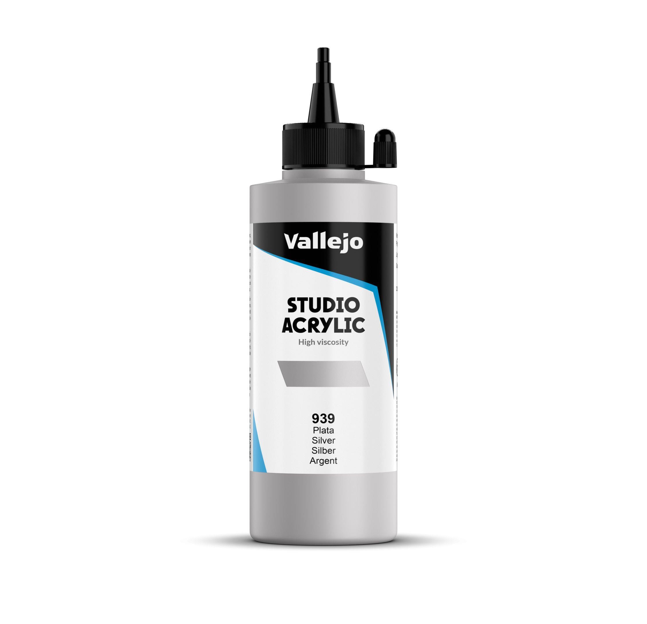 Acrilico vallejo plata n939