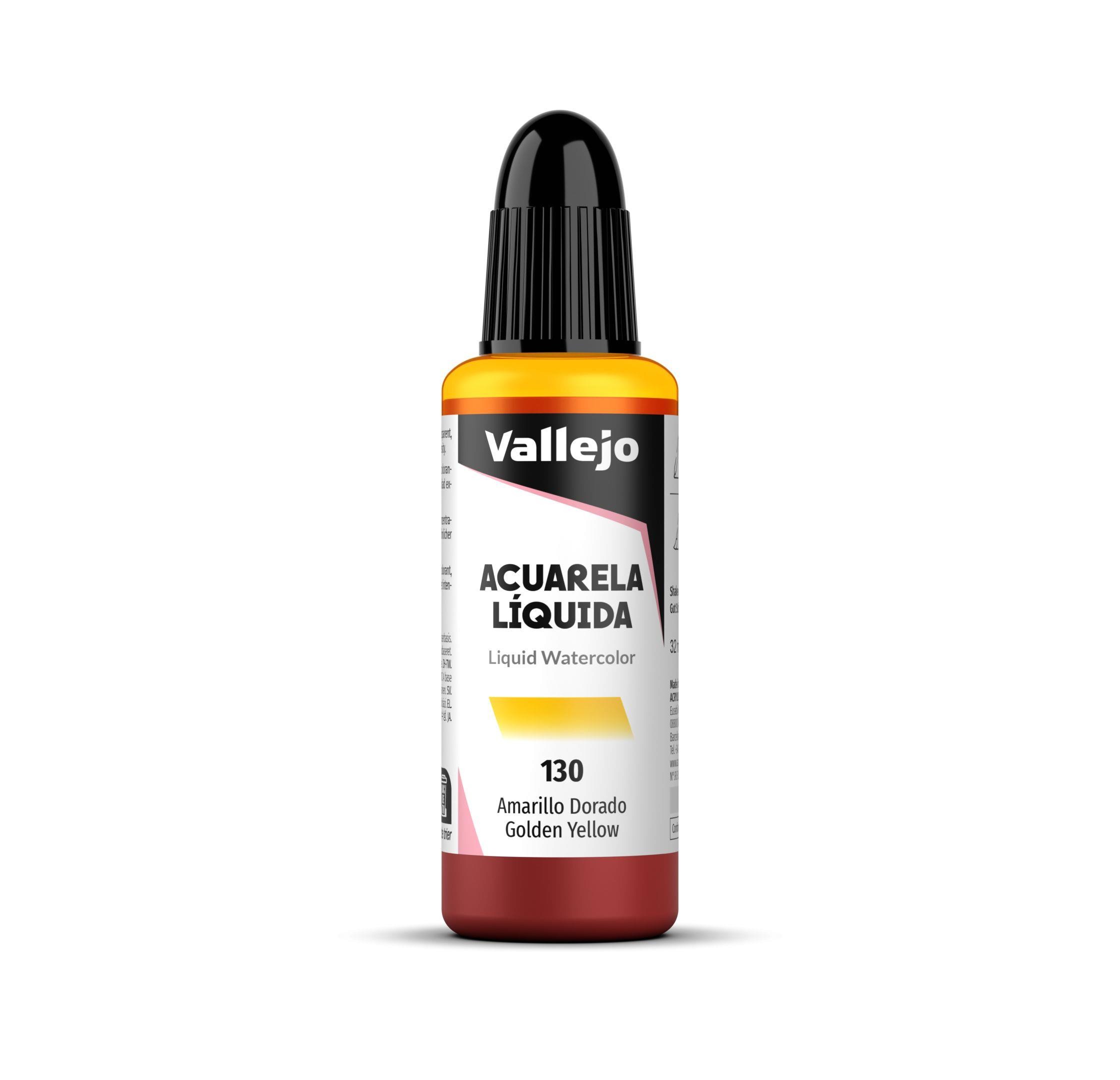 Acuarela liquida vallejo 32 ml amarillo dorado n130