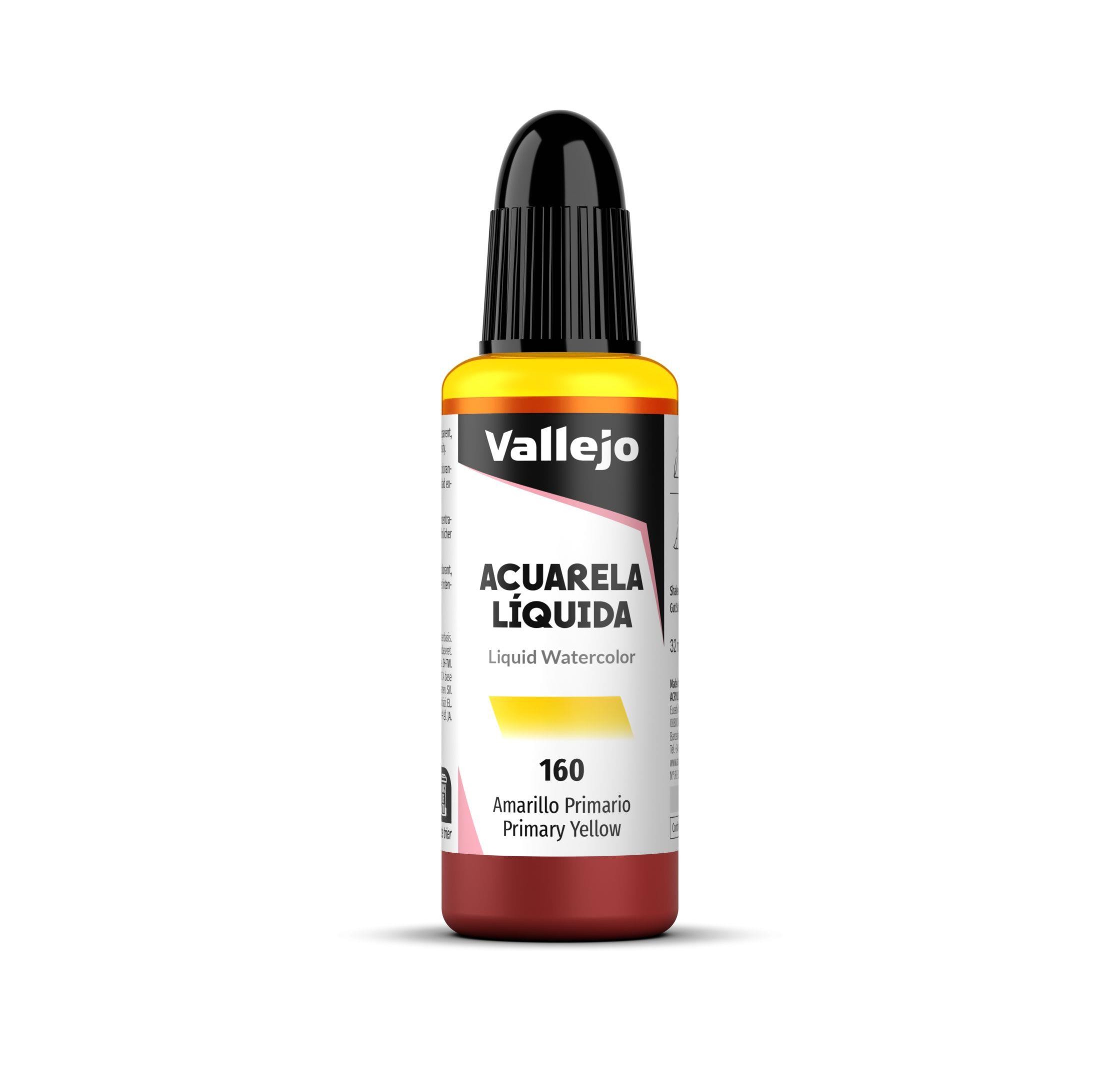 Acuarela liquida vallejo 32 ml amarillo primario n160