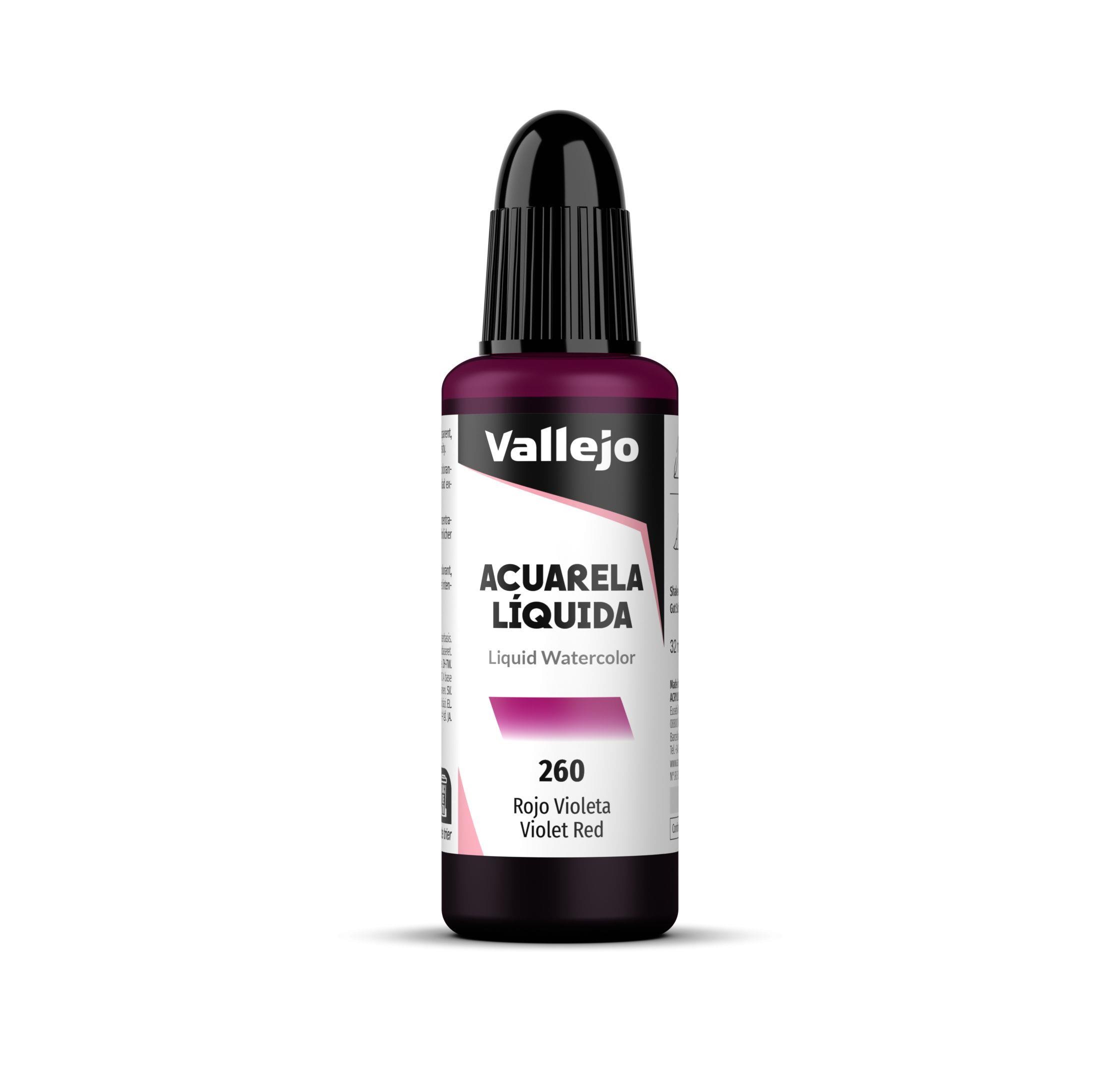 Acuarela liquida vallejo 32 ml rojo violeta n260