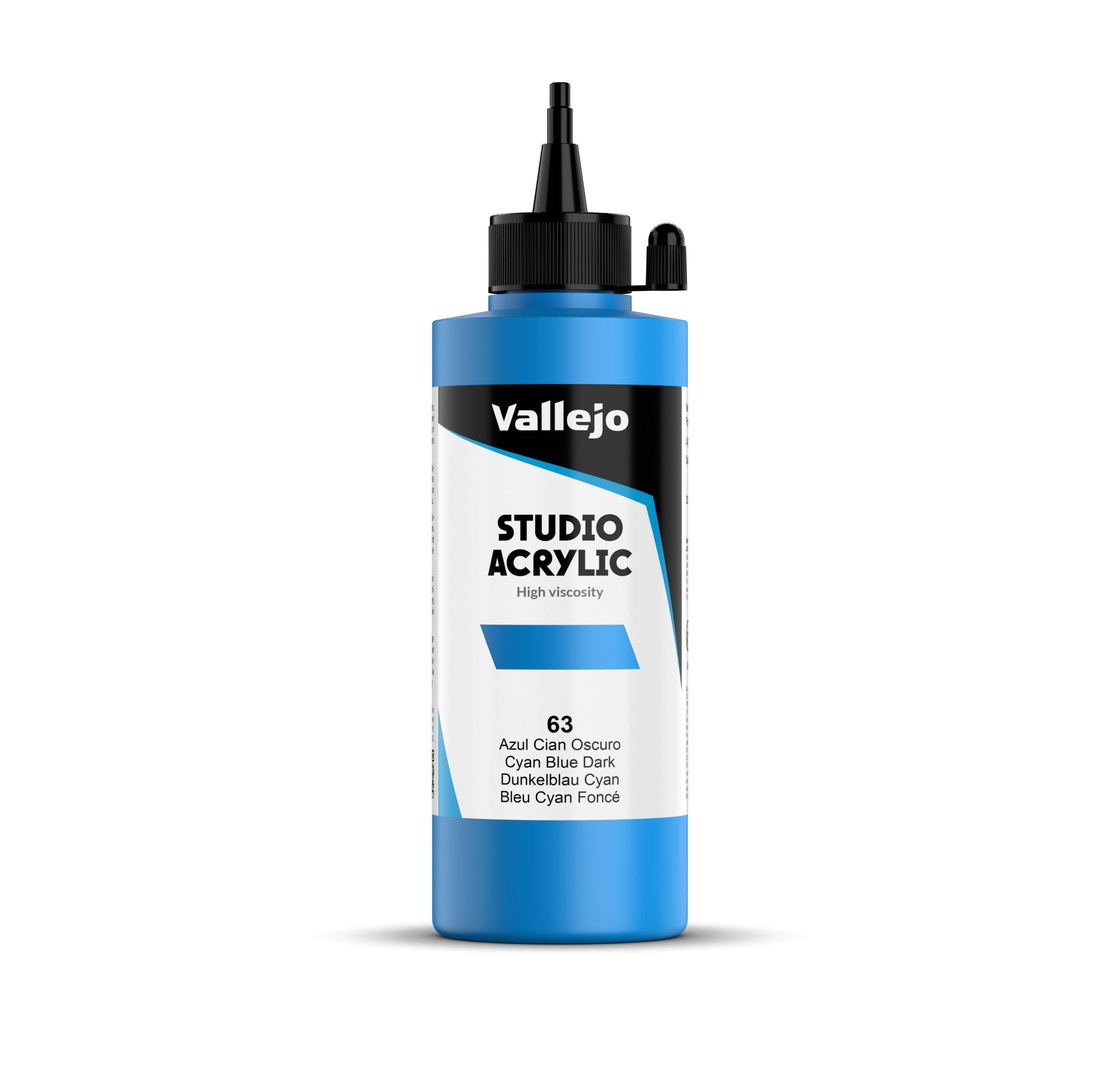 Acrilico vallejo azul cyan oscuro  n63