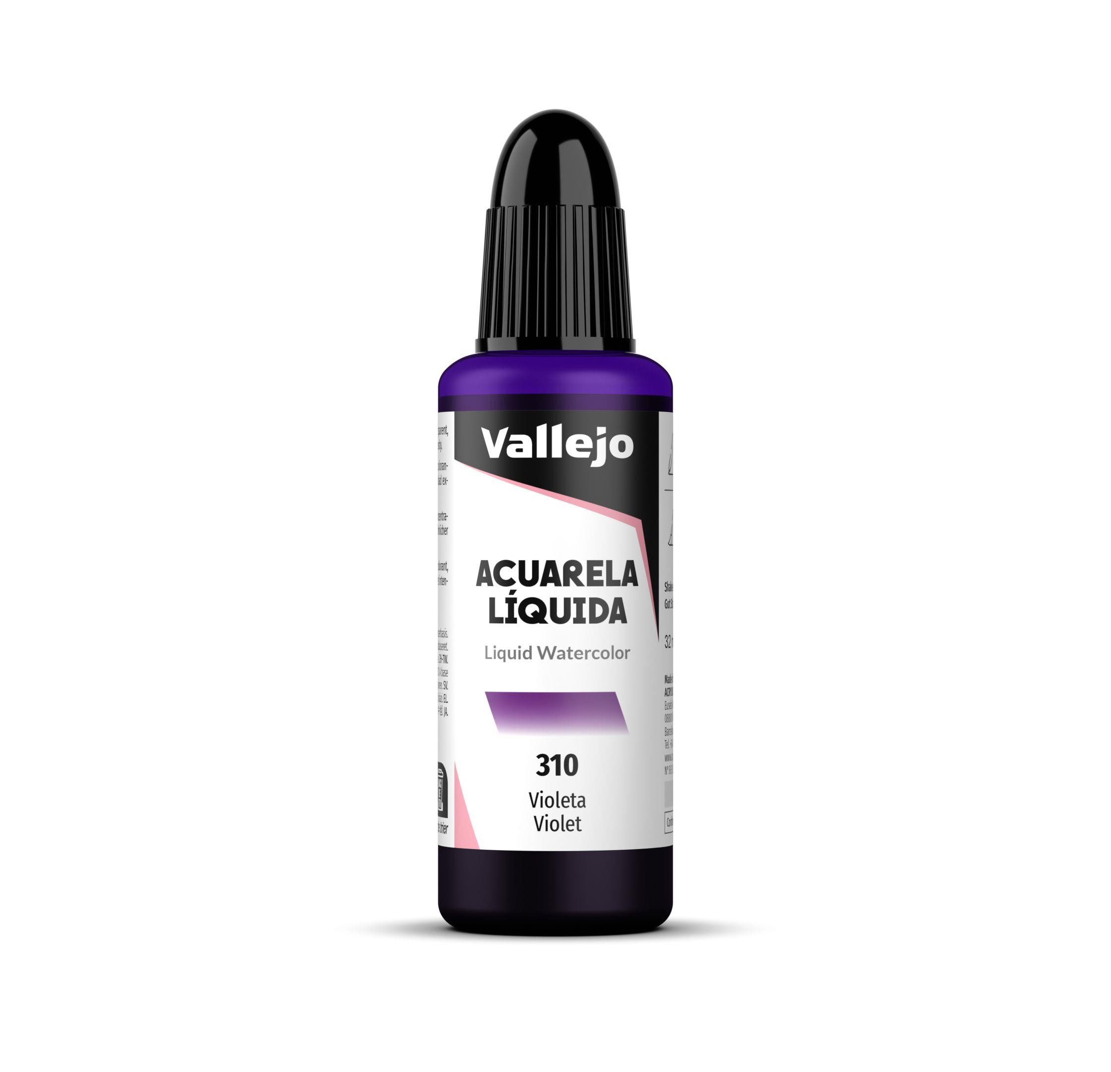 Acuarela liquida vallejo 32 ml violeta n310